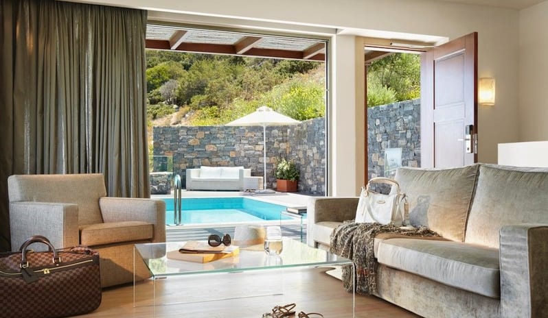 Daios Cove - Three Bedroom Villa Pool Area